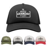 Grandad Gift Cap, Funny Grandpa Hat, Best Grandfather Trucker Cap, Father's Day Dad Birthday Gift Idea, Gift for Grandad Men's Adult Hat